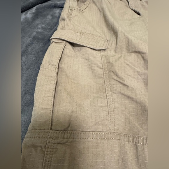 Men's Tan Cargo Relaxed Straight Force Ripstop Pants - Picture 5 of 8